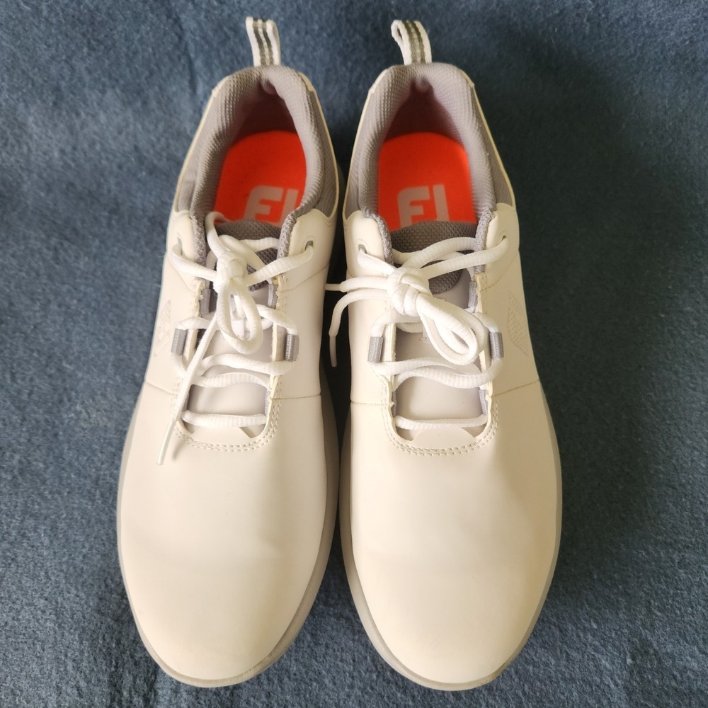 FootJoy Comfort Golf Shoe Women's Size 9.5 White Model 98640C Cleats